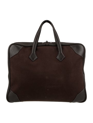 Hermès Luggage and Travel Toile Victoria II 45