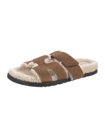Hermès Lambskin Chypre Sandals