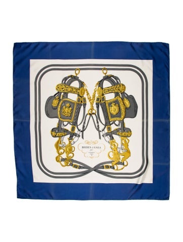 Hermès Scarves and Shawls Brides de Gala Silk Scarf 90cm