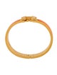 Hermès Clic H Enamel Bangle Bracelet