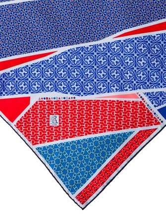 Hermès Carre en Cravates Pocket Square