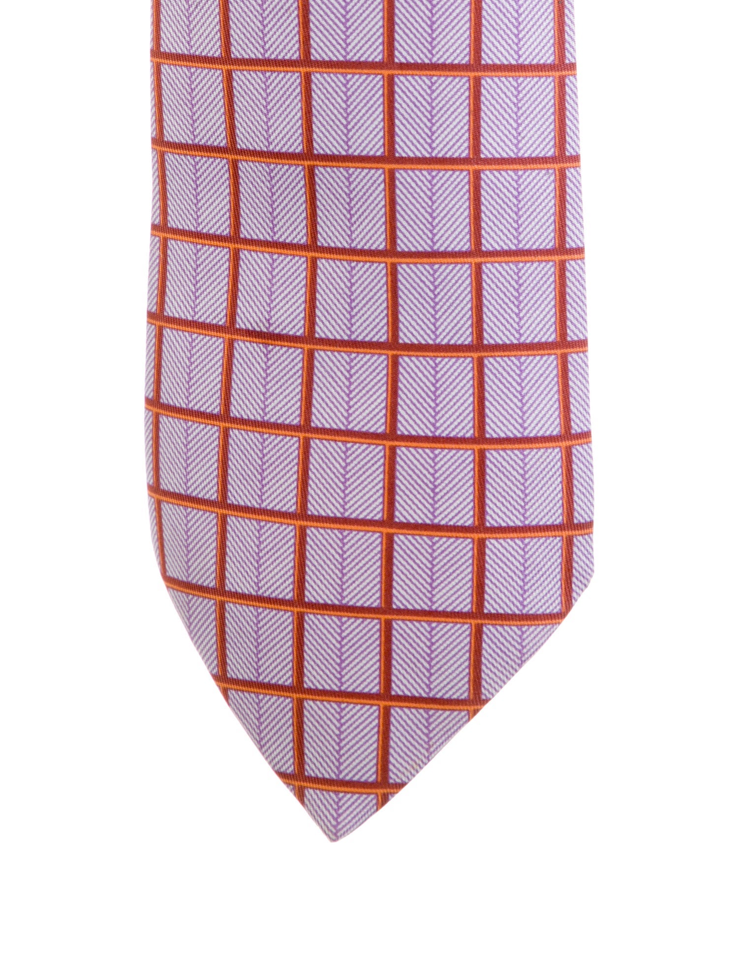 Hermès  Hermès Patterned Silk Tie