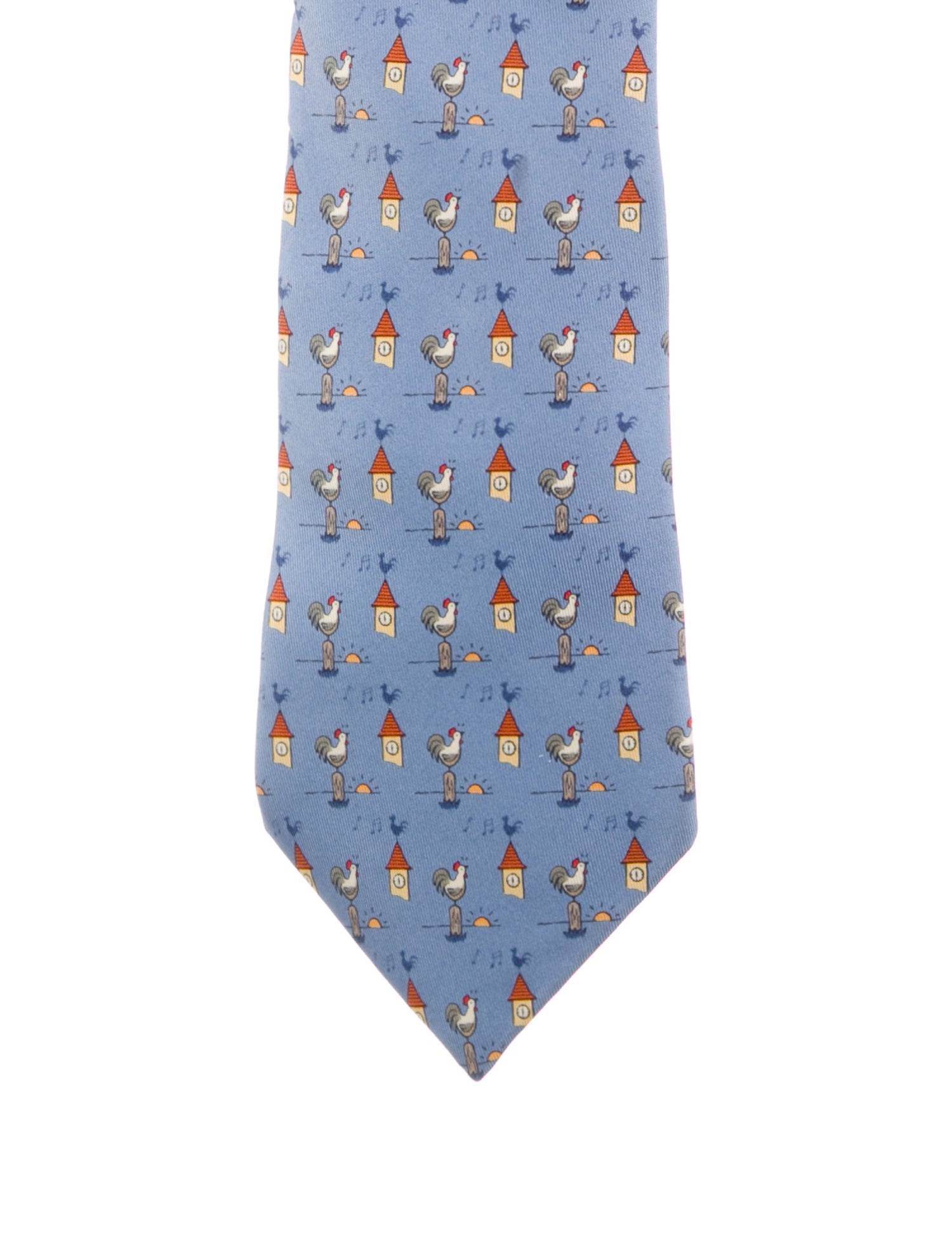 Hermès Silk Pattern Tie