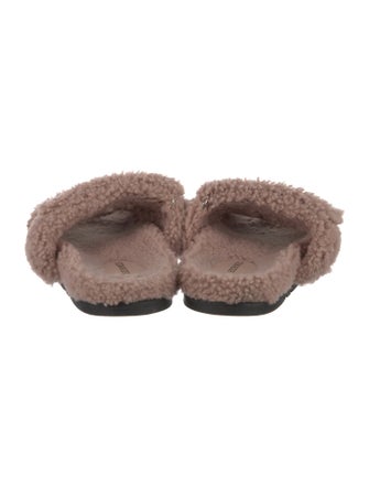Hermès Chypre Shearling Slides