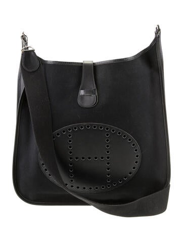 Hermès Crossbody Bags Toile Evelyne II TGM