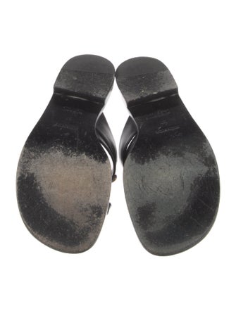 Hermès Claire Leather Slides