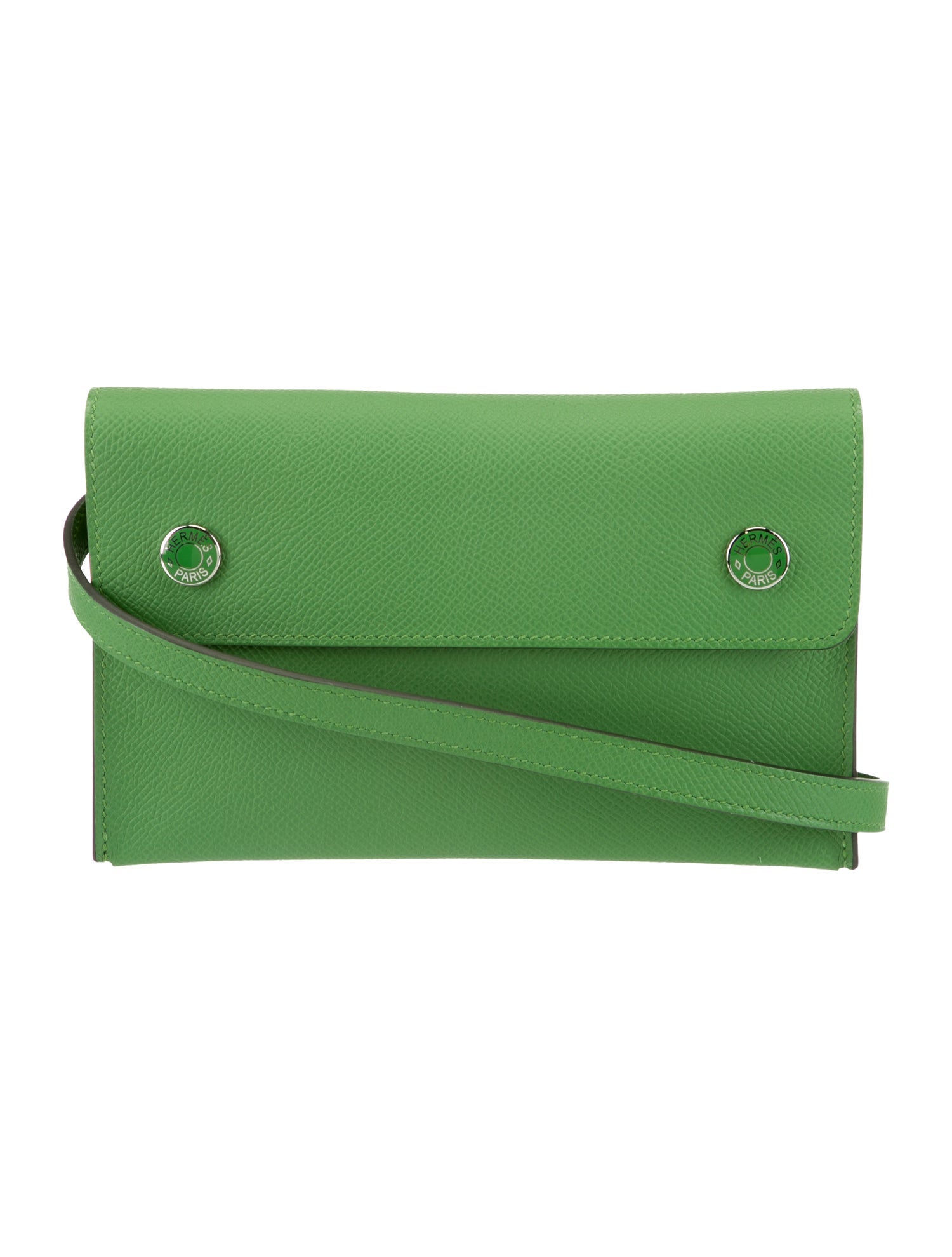 Hermès 2023 Epsom Hermèsnap Wallet w/ Strap