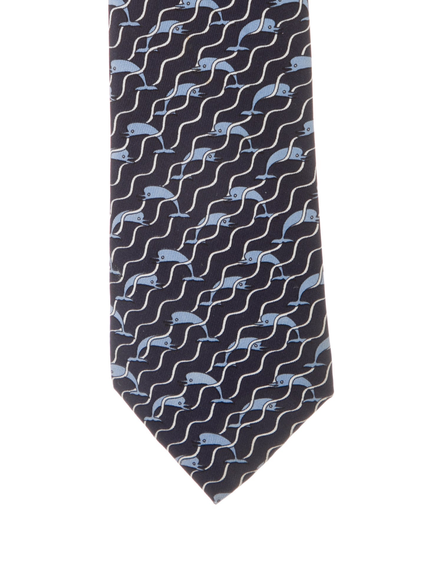 Hermès Silk Pattern Tie
