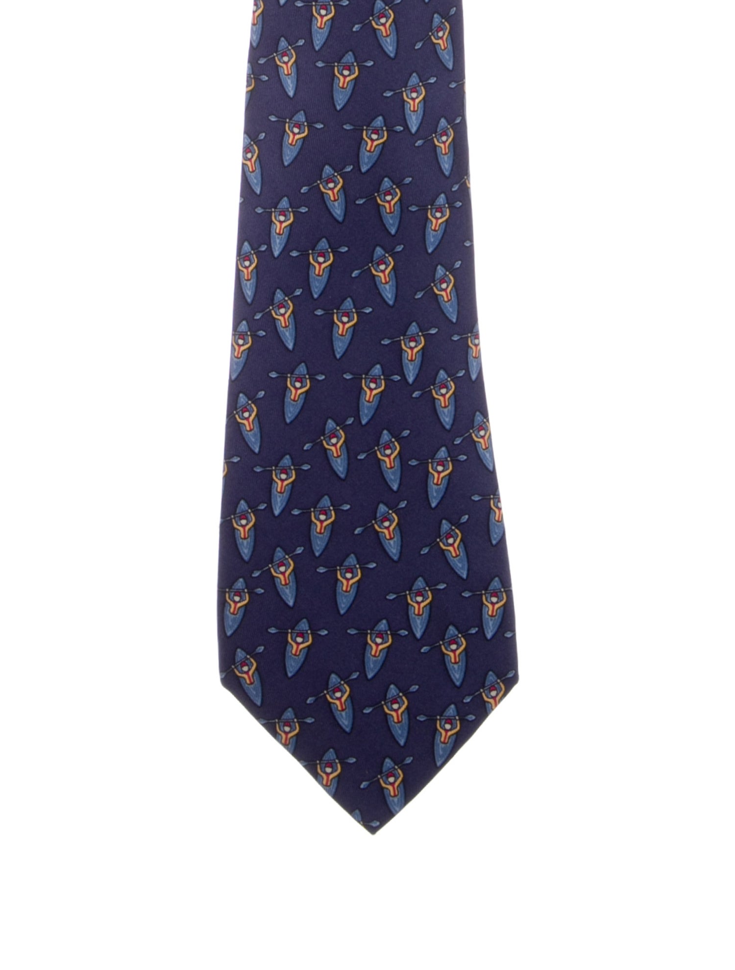 Hermès Pattern Printed Tie
