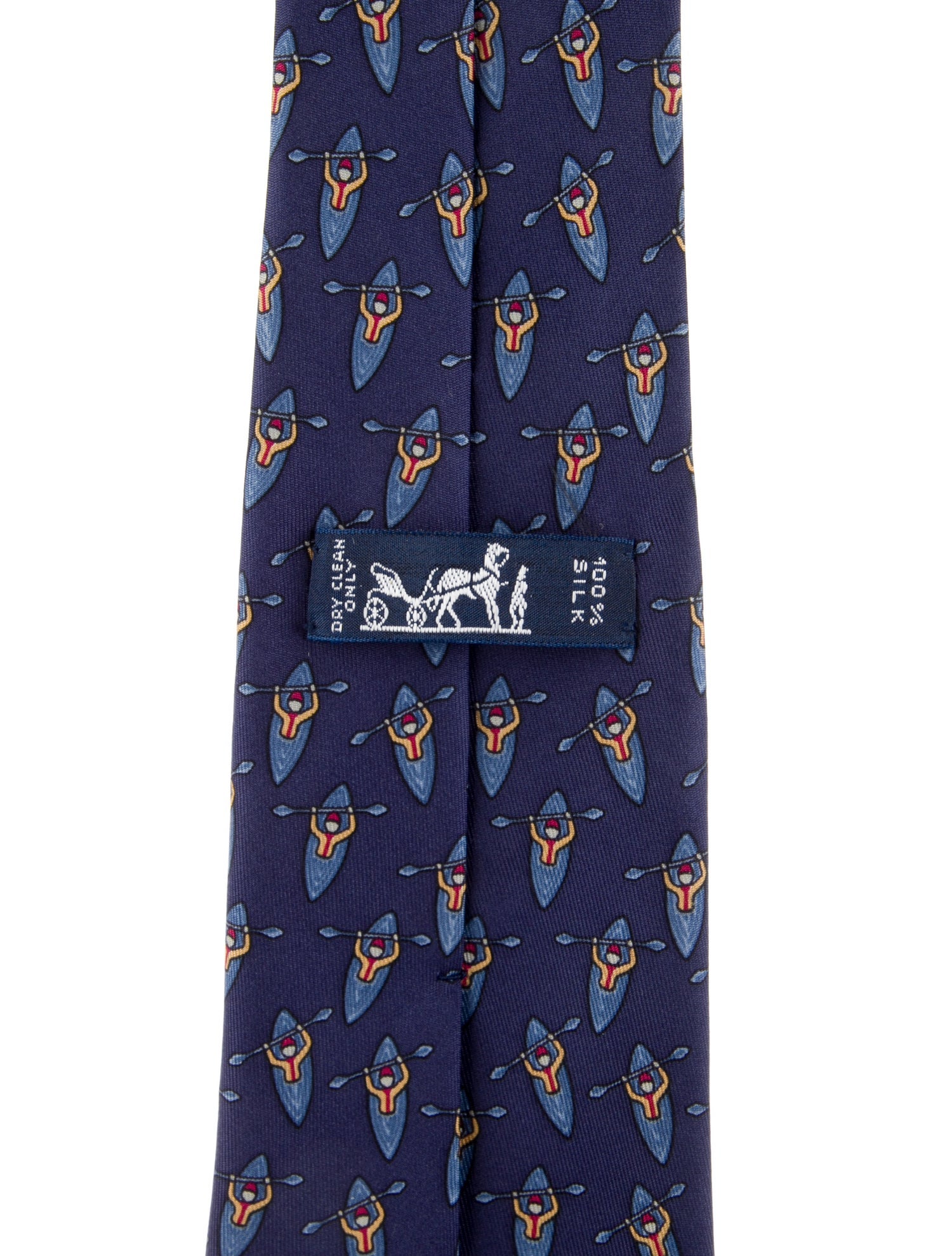 Hermès Pattern Printed Tie