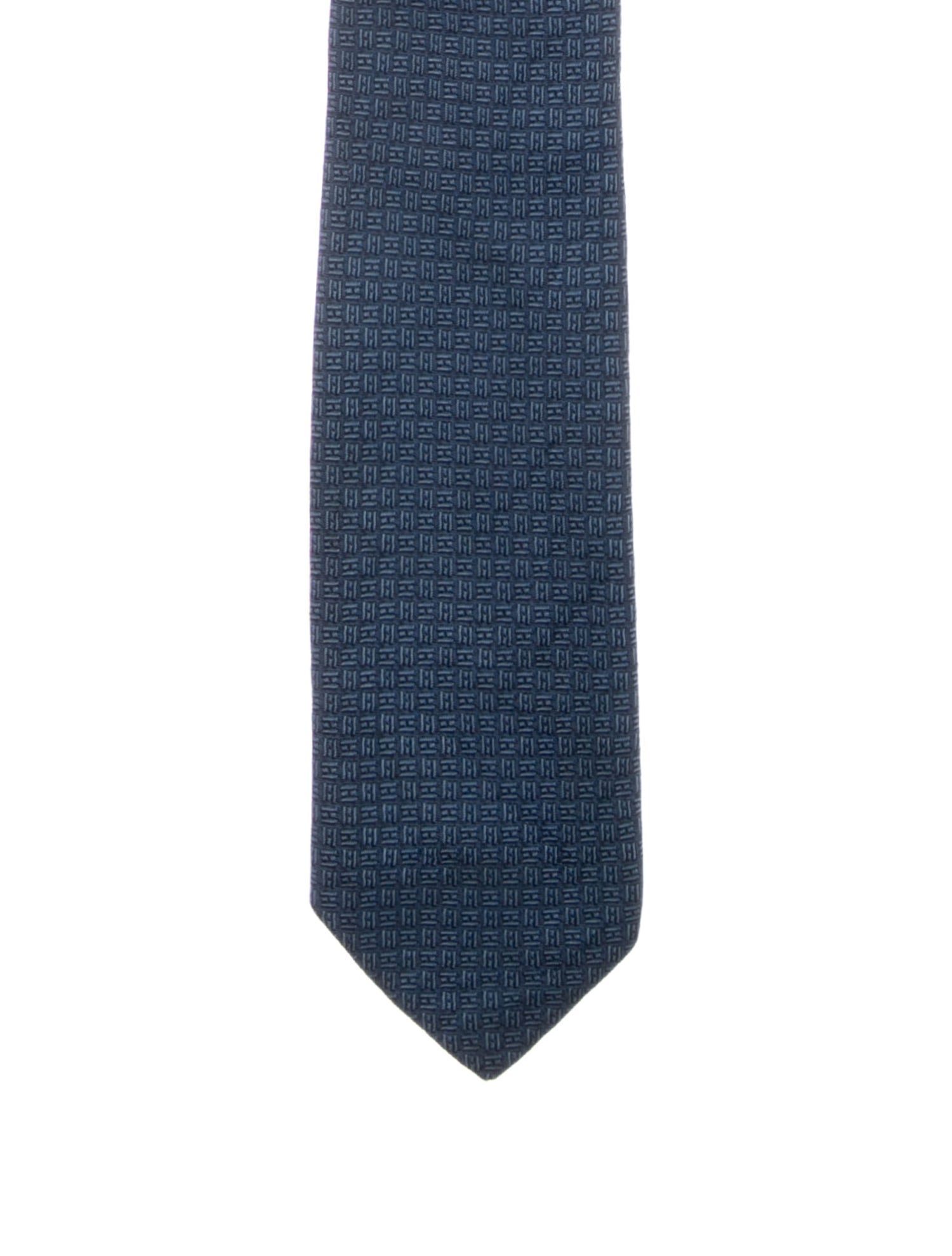 Hermès Silk Patterned Tie