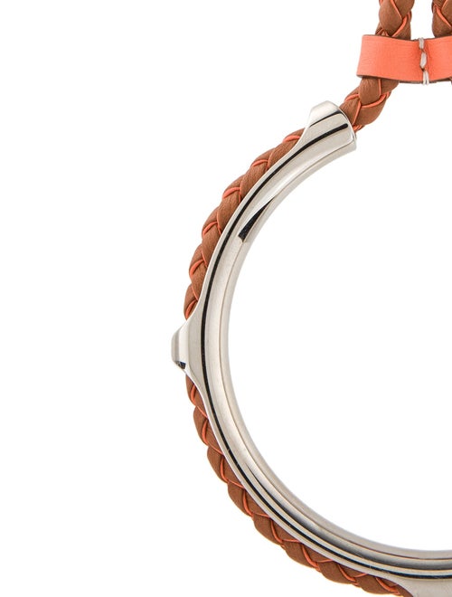 Hermès Hermes Kyoto Leather Pendant Necklace