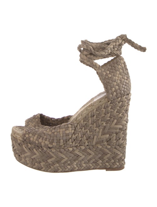 Hermès Leather Braided Accents Espadrilles