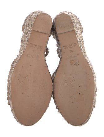 Hermès Leather Braided Accents Espadrilles