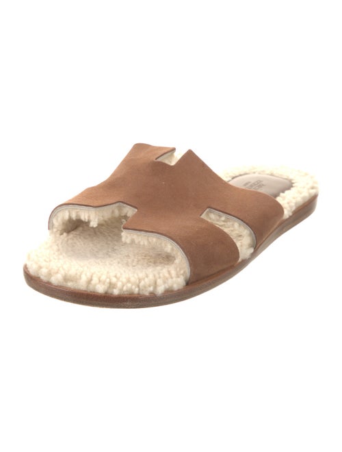 Hermès Izmir Shearling Slides
