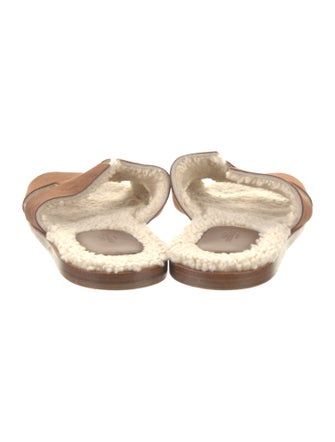 Hermès Izmir Shearling Slides