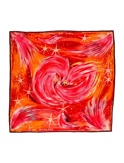 Hermès Feux Du Ciel Silk Scarf