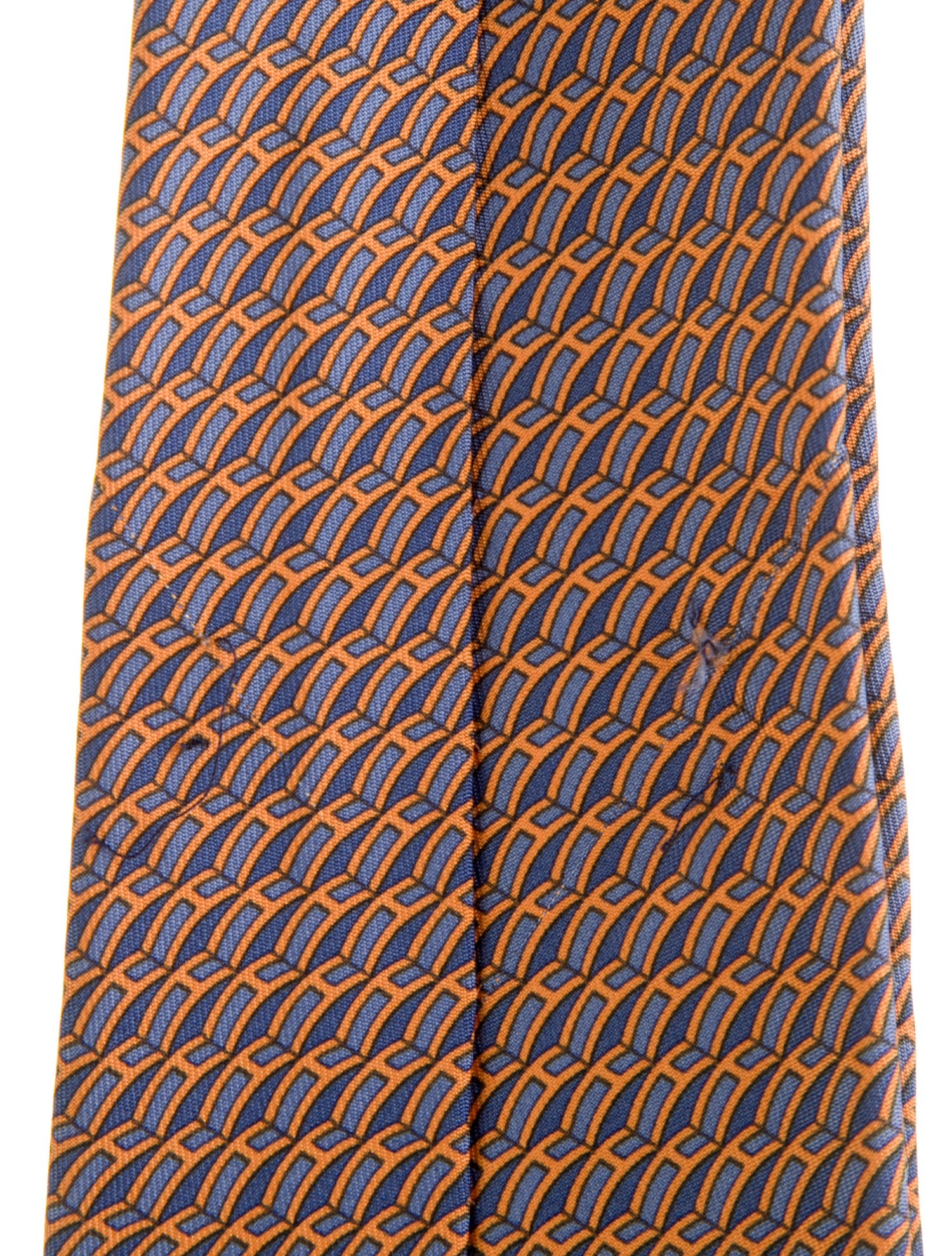 Hermès pattern silk tie