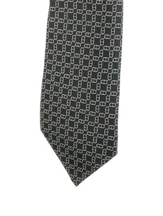 Hermès Silk Patterned Tie