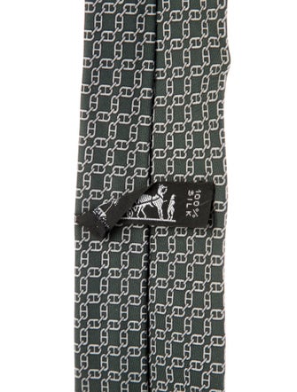 Hermès Silk Patterned Tie