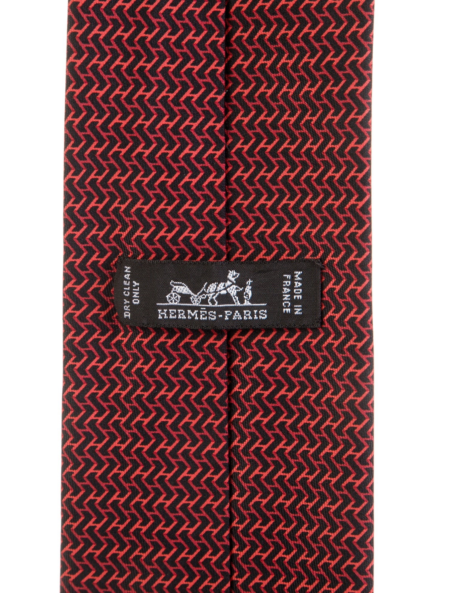 Hermès Silk Patterned Tie