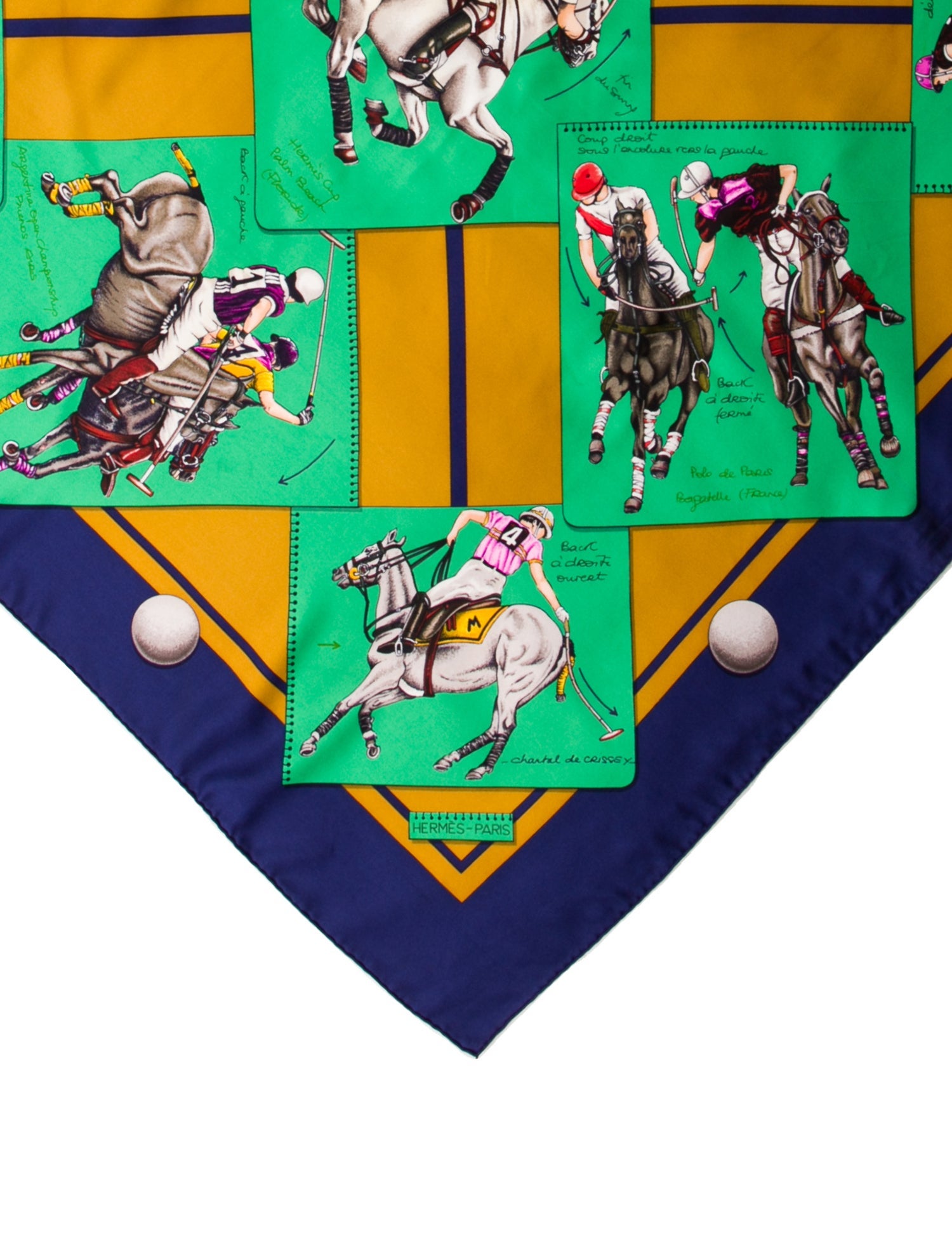 Hermès Cup Palm Beach Silk Scarf