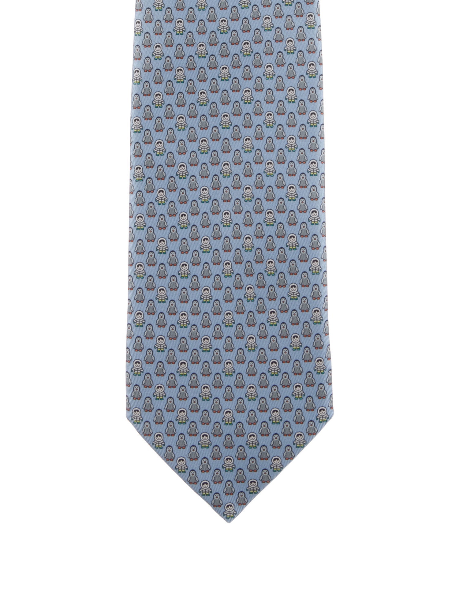 Hermès Silk Patterned Tie