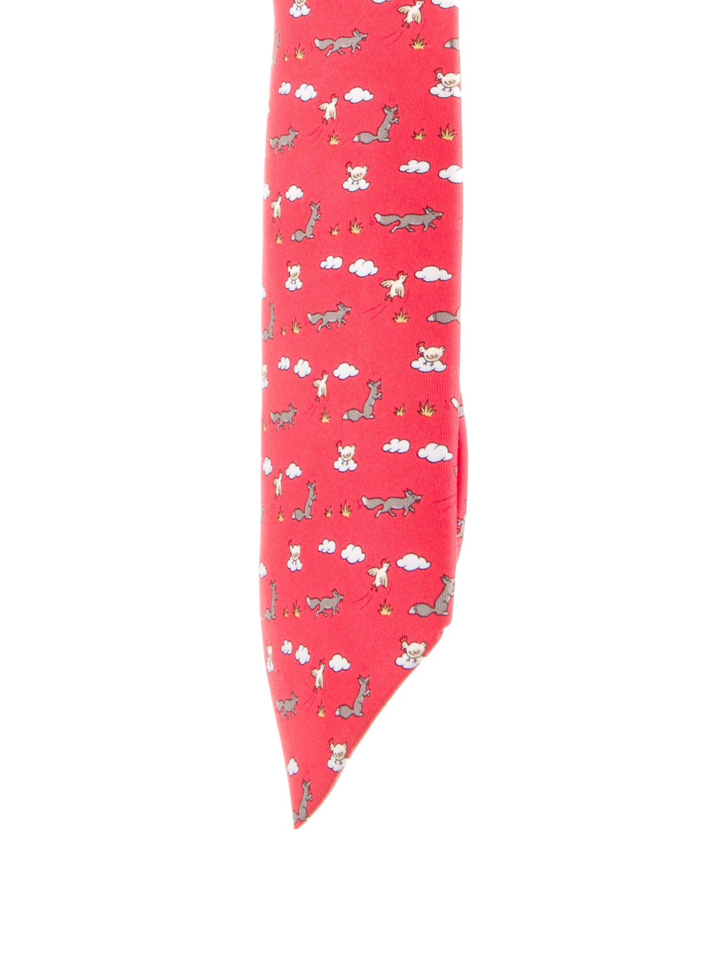 Hermès Silk Patterned Tie