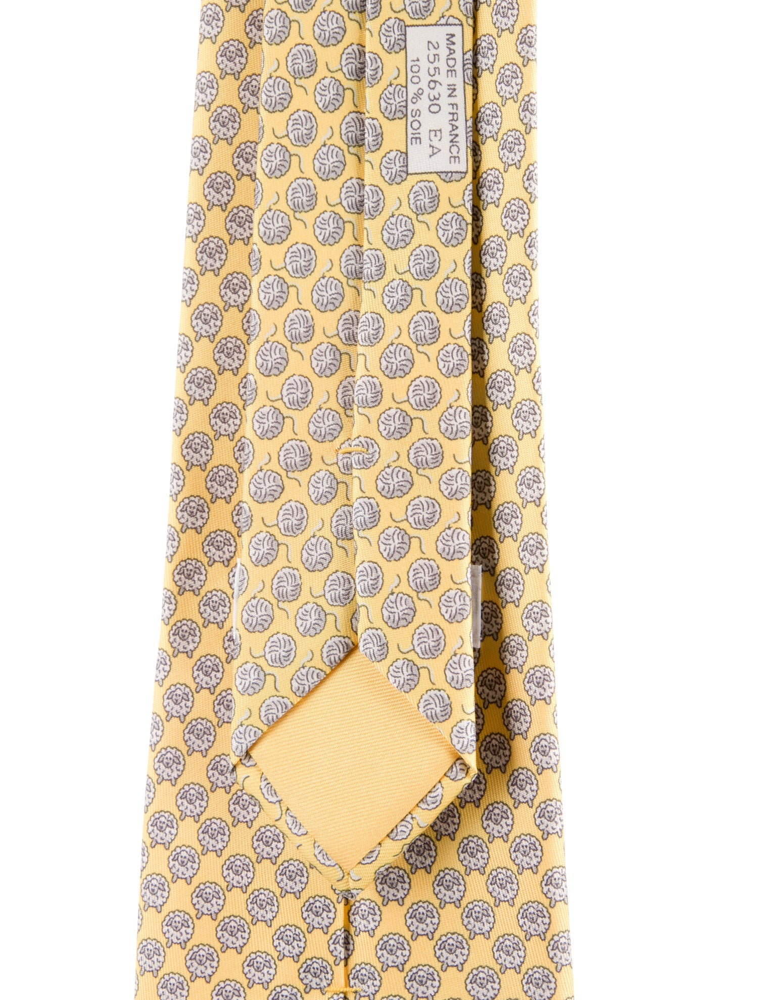 Hermès Silk Patterned Tie