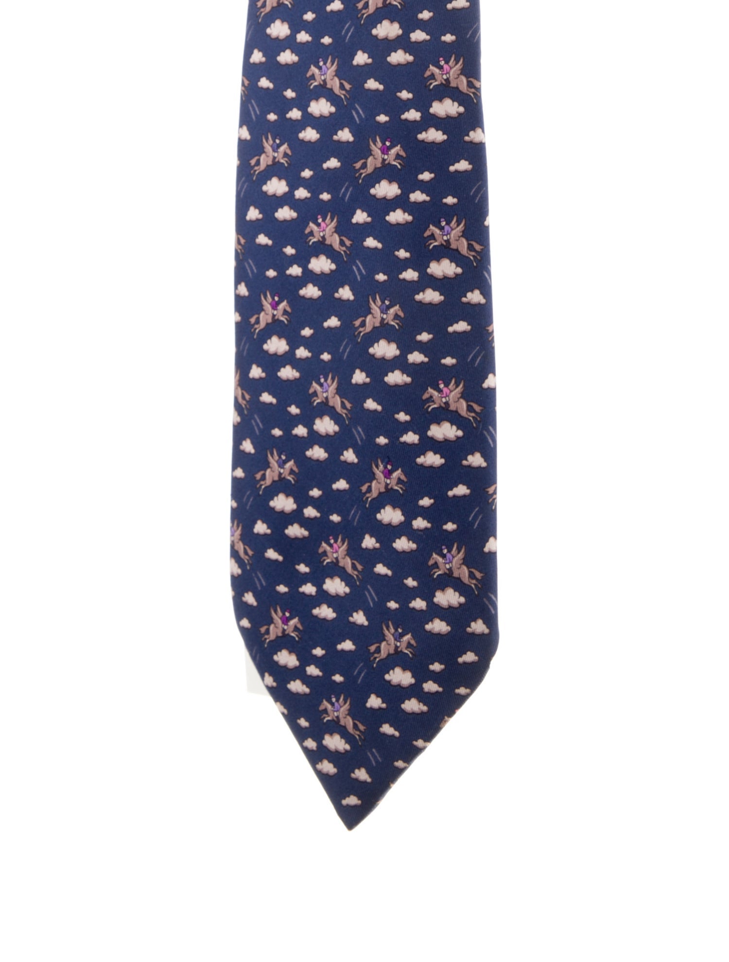 Hermès Silk Patterned Tie