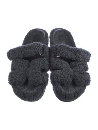Hermès Chypre Shearling Slides