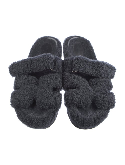 Hermès Chypre Shearling Slides