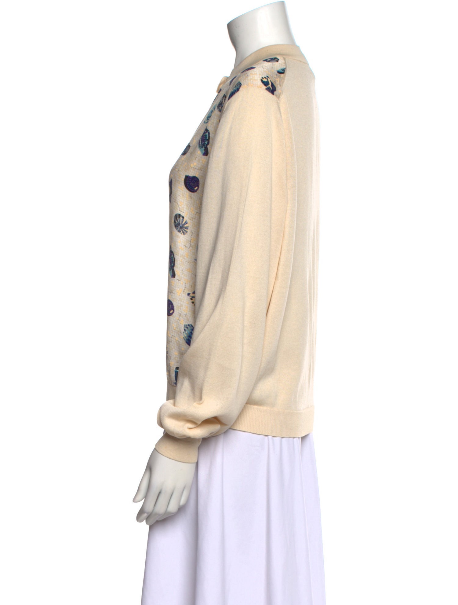 Hermès Silk Printed Sweater