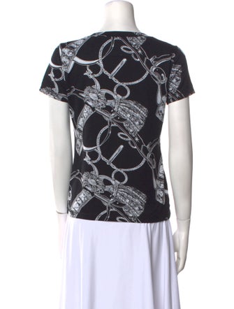 Hermès Printed Crew Neck T-Shirt