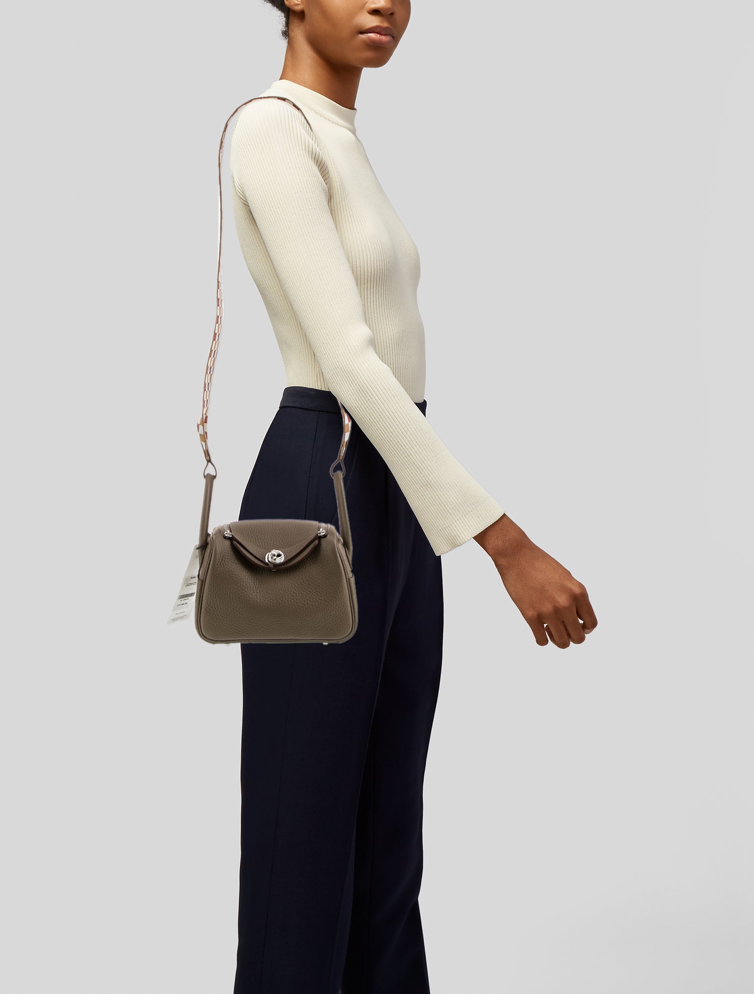 Hermès 2024 Clemence Maxi Quadrille Mini Lindy 20