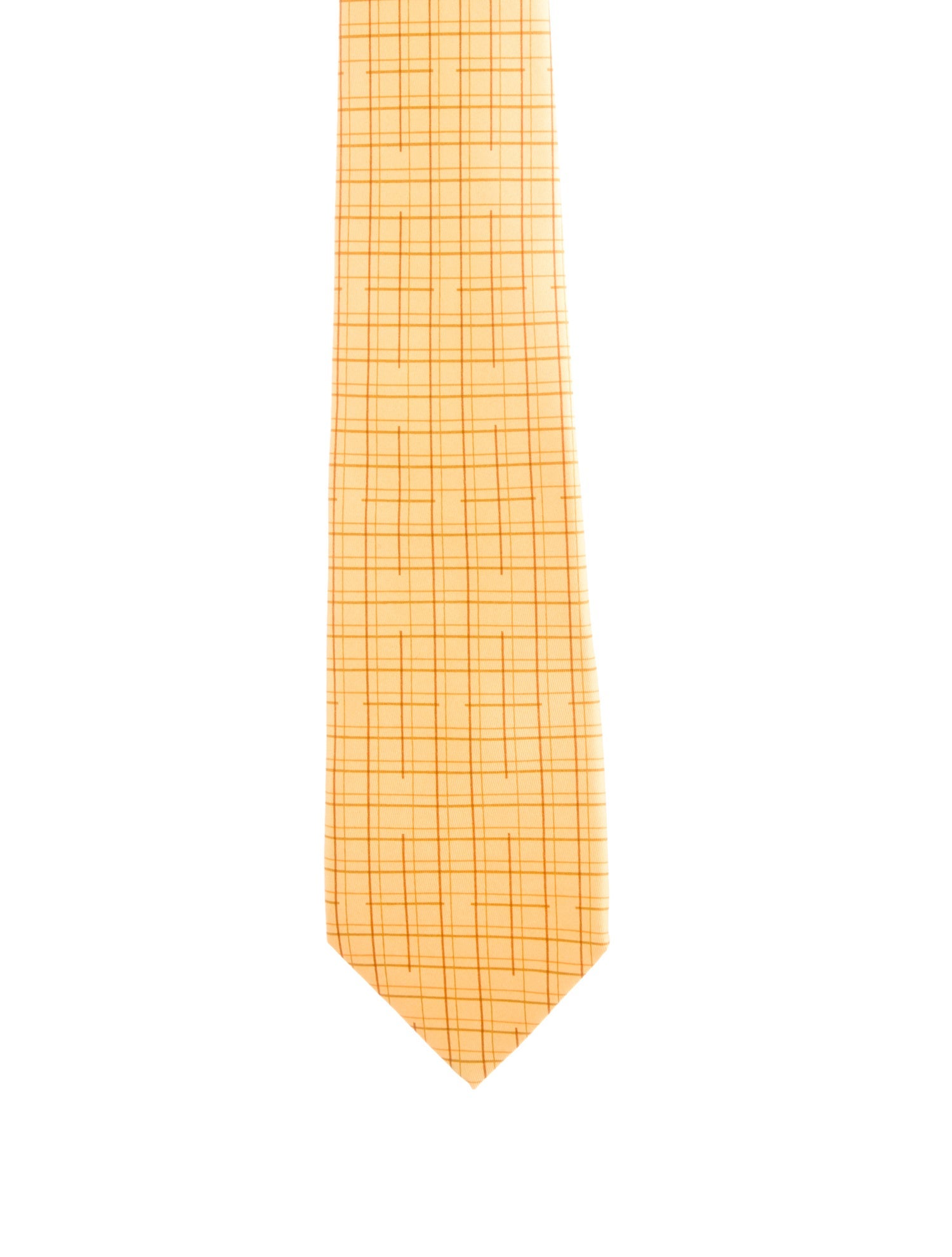 Hermès pattern silk tie
