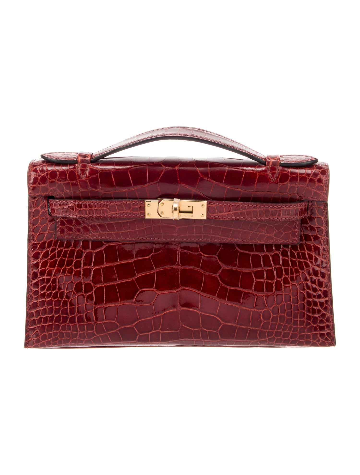Hermès Shiny Alligator Kelly Pochette