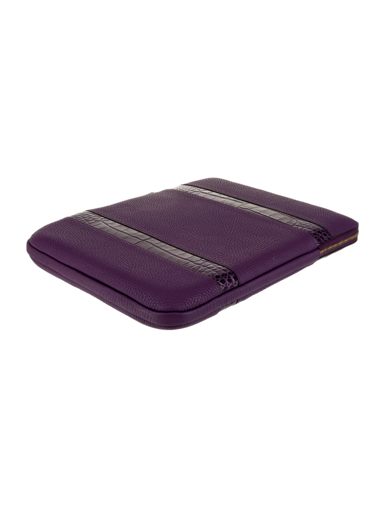 Hermès Clemence & Matte Alligator Petit H Document Laptop Case