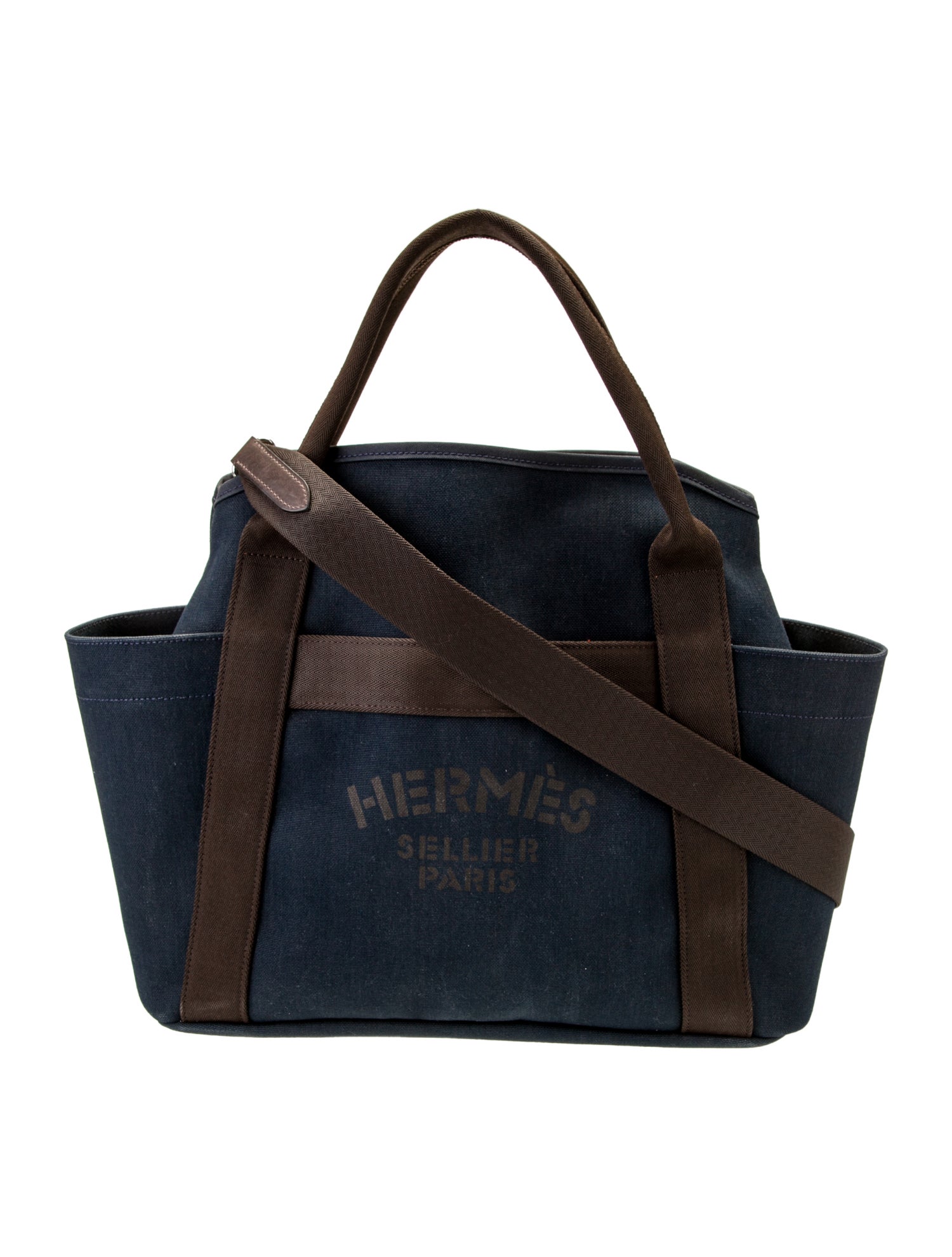 Hermès Toile Sac De Pansage Grooming Bag