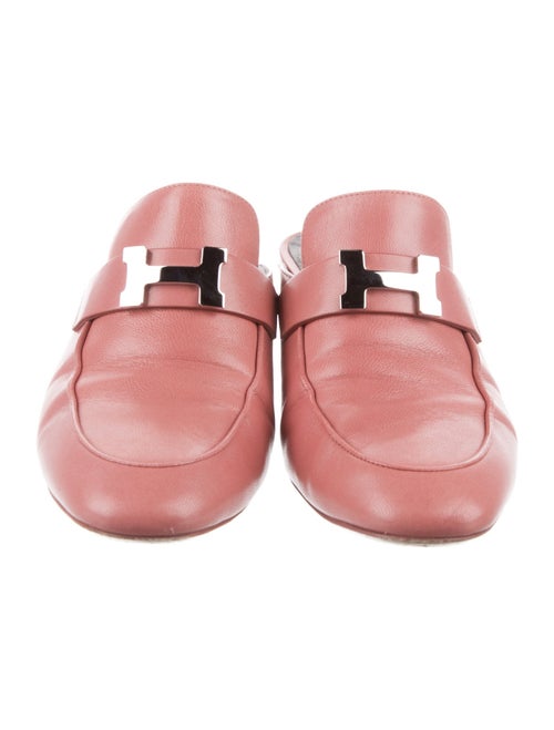 Hermès Paradis H Logo Mules