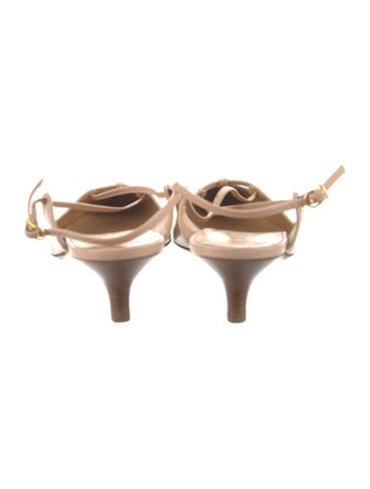 Hermès Leather Slingback Pumps