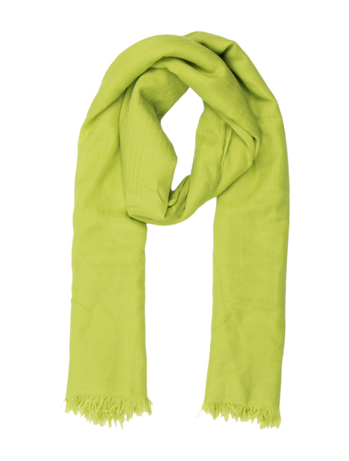 Hermès Cashmere Wool Shawl Green Scarves and Shawls, Accessories