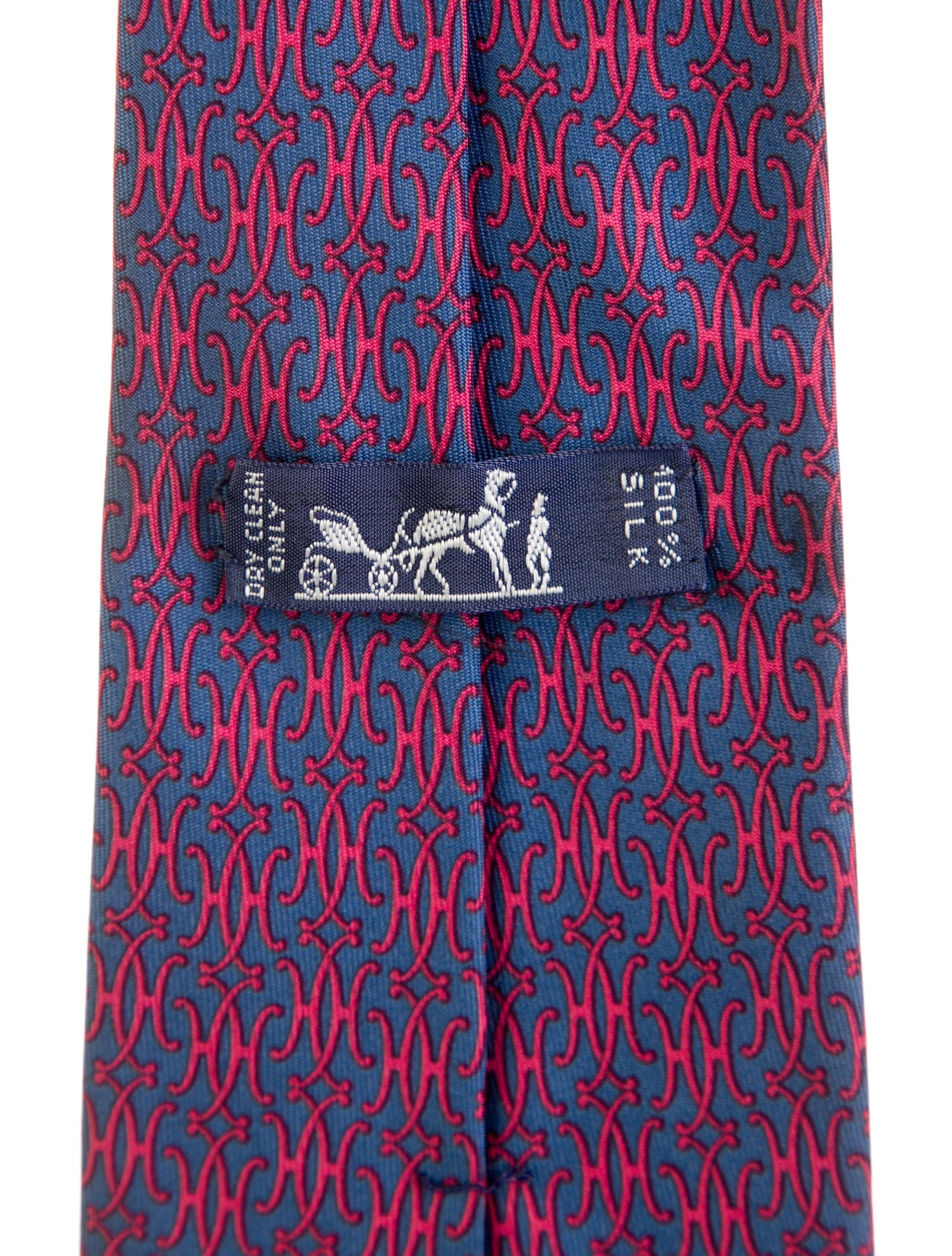 Hermès Patterned Silk Tie