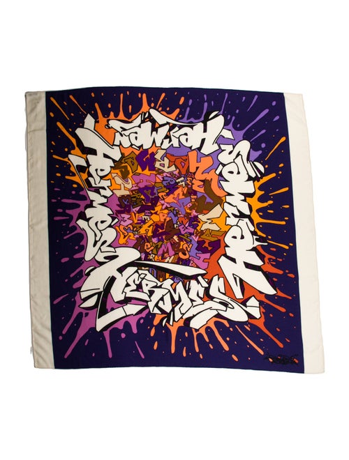 Hermès Graffiti Cashmere Shawl