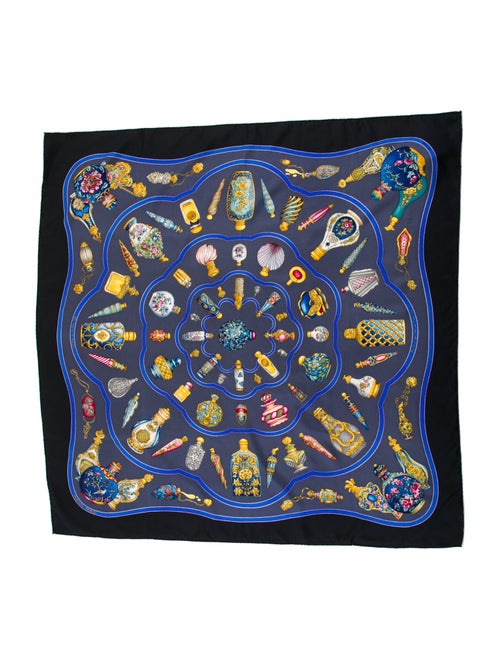 Hermès Qu' Importe Le Flacon Silk Scarf