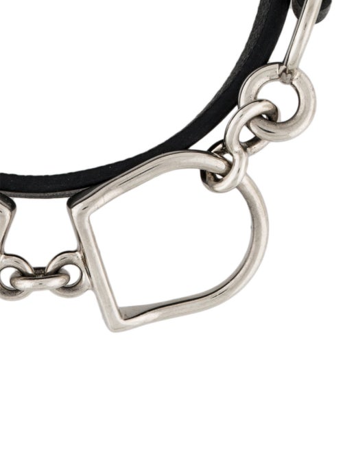 Hermès Leather Etrier Double Tour Wrap Bracelet