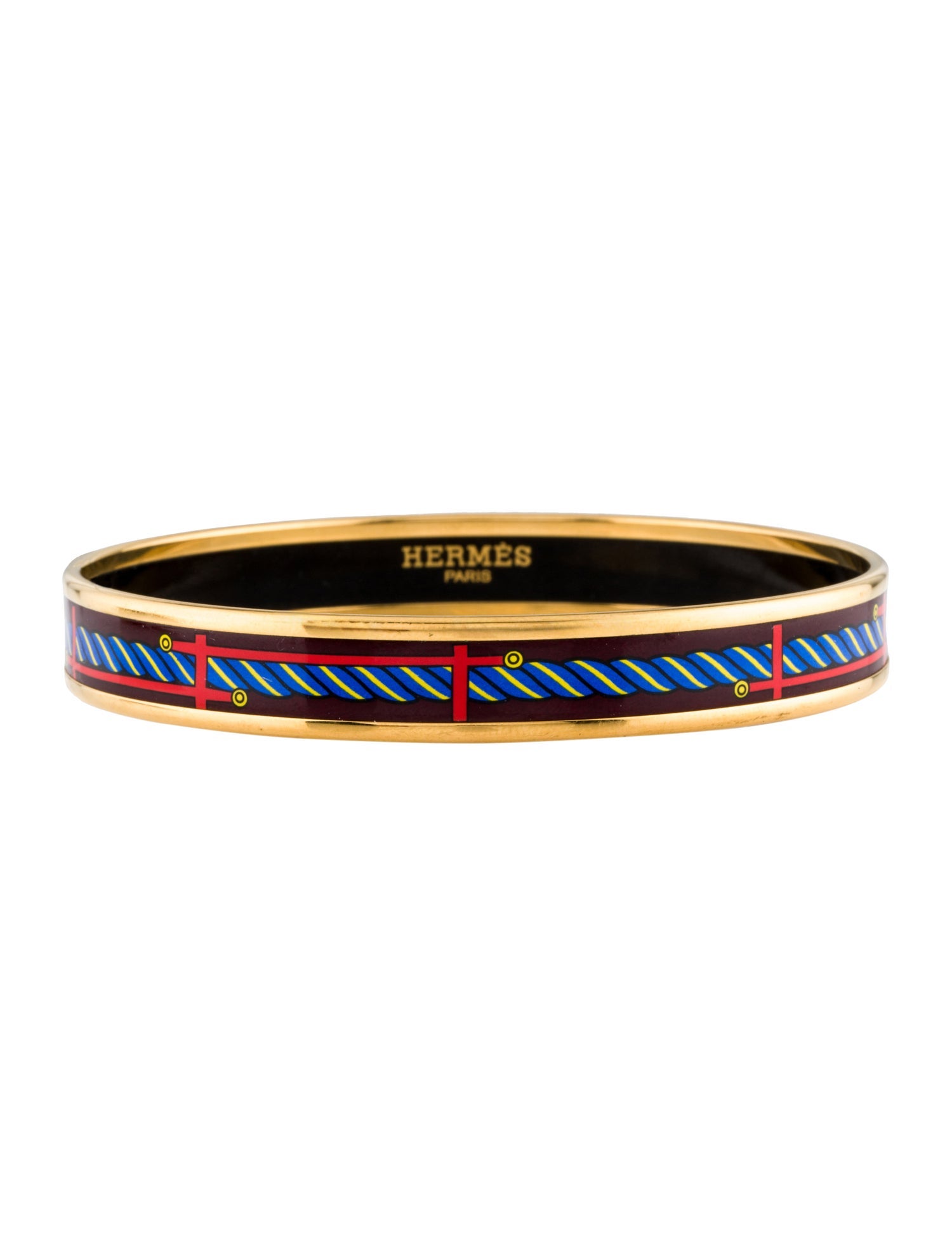 Hermès Enamel Quadrige Bangle