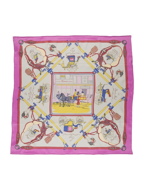Hermès Palonniers Silk Scarf