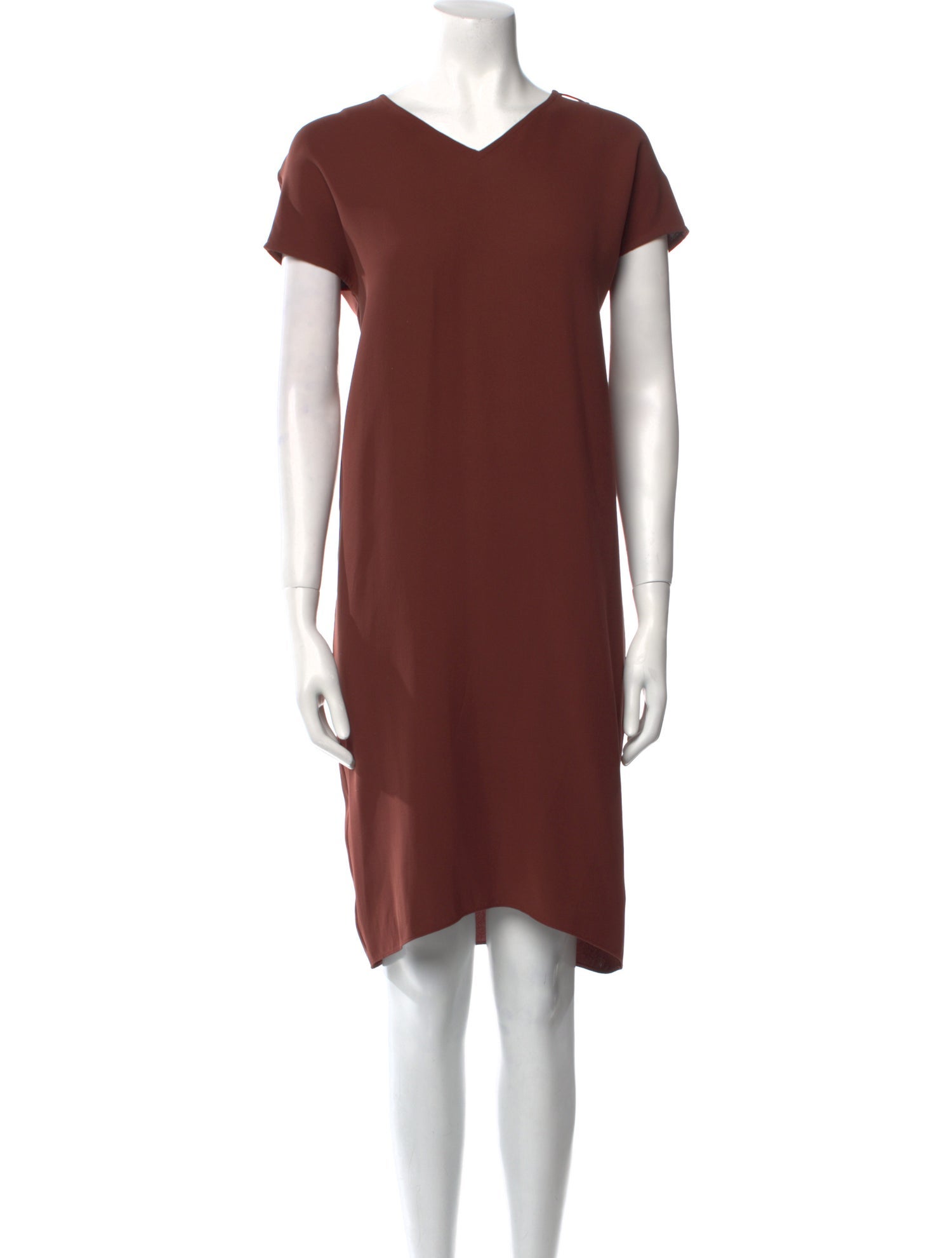 Hermès Silk Knee-Length Dress