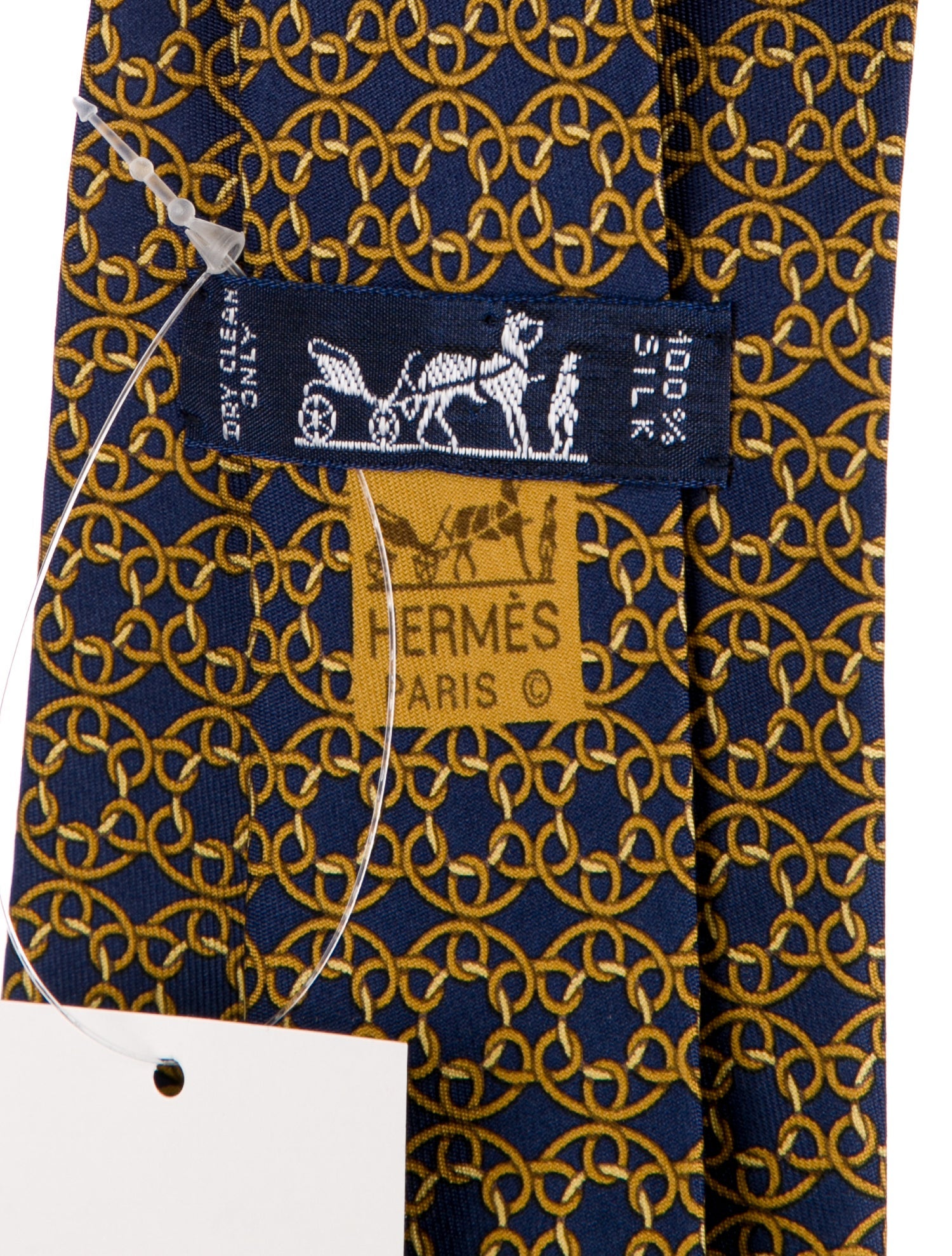 Hermès Pattern Silk Tie